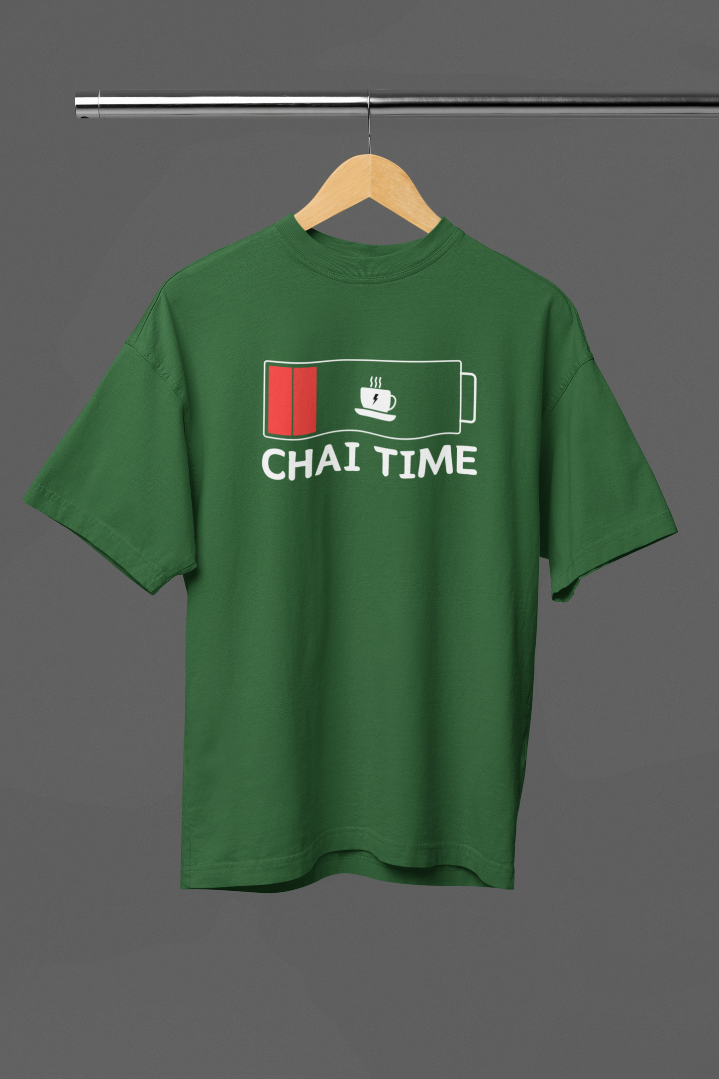 Chai Time Unisex Oversized Classic T-Shirt