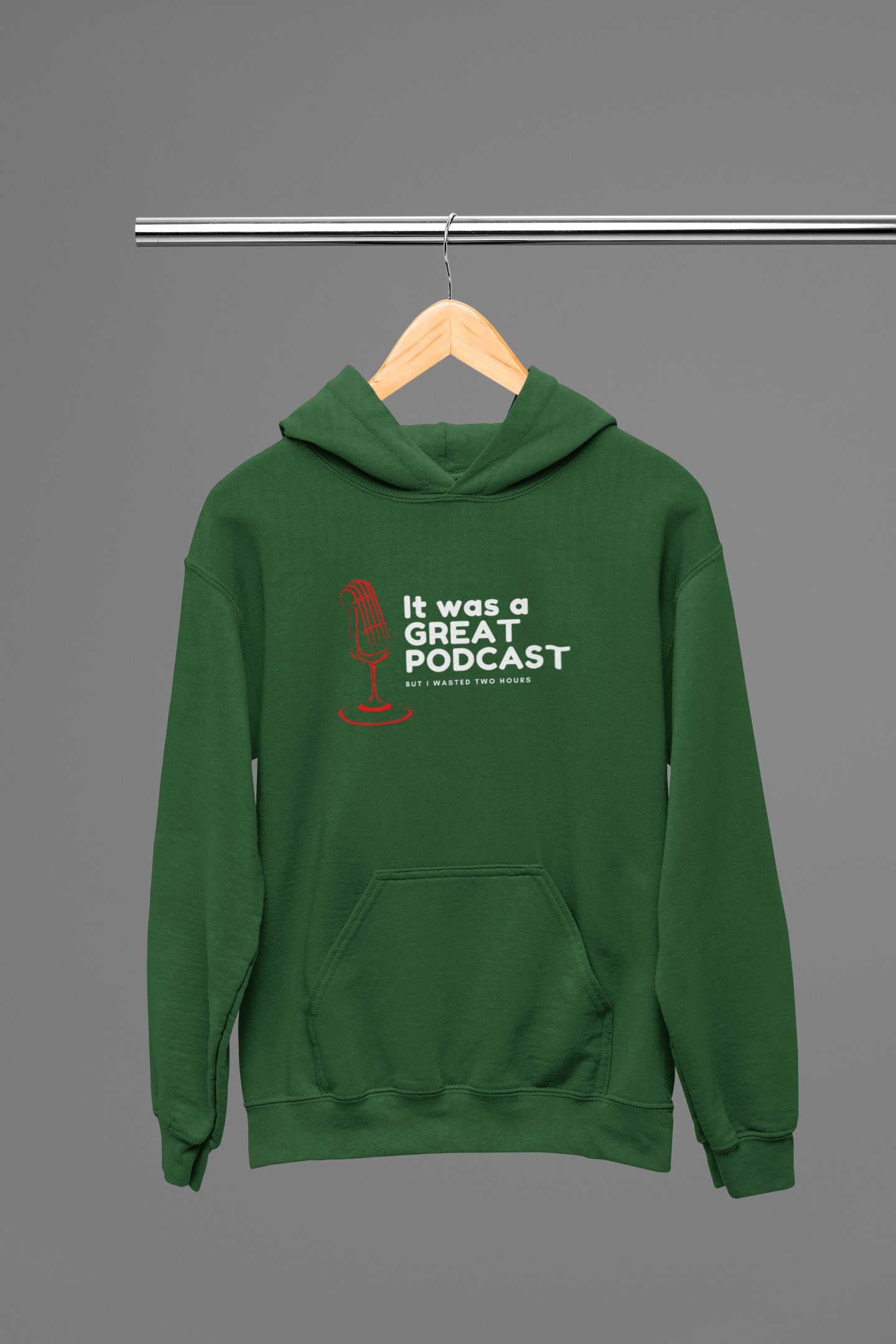 It was a Great Podcast Unisex Oversized Hoodie