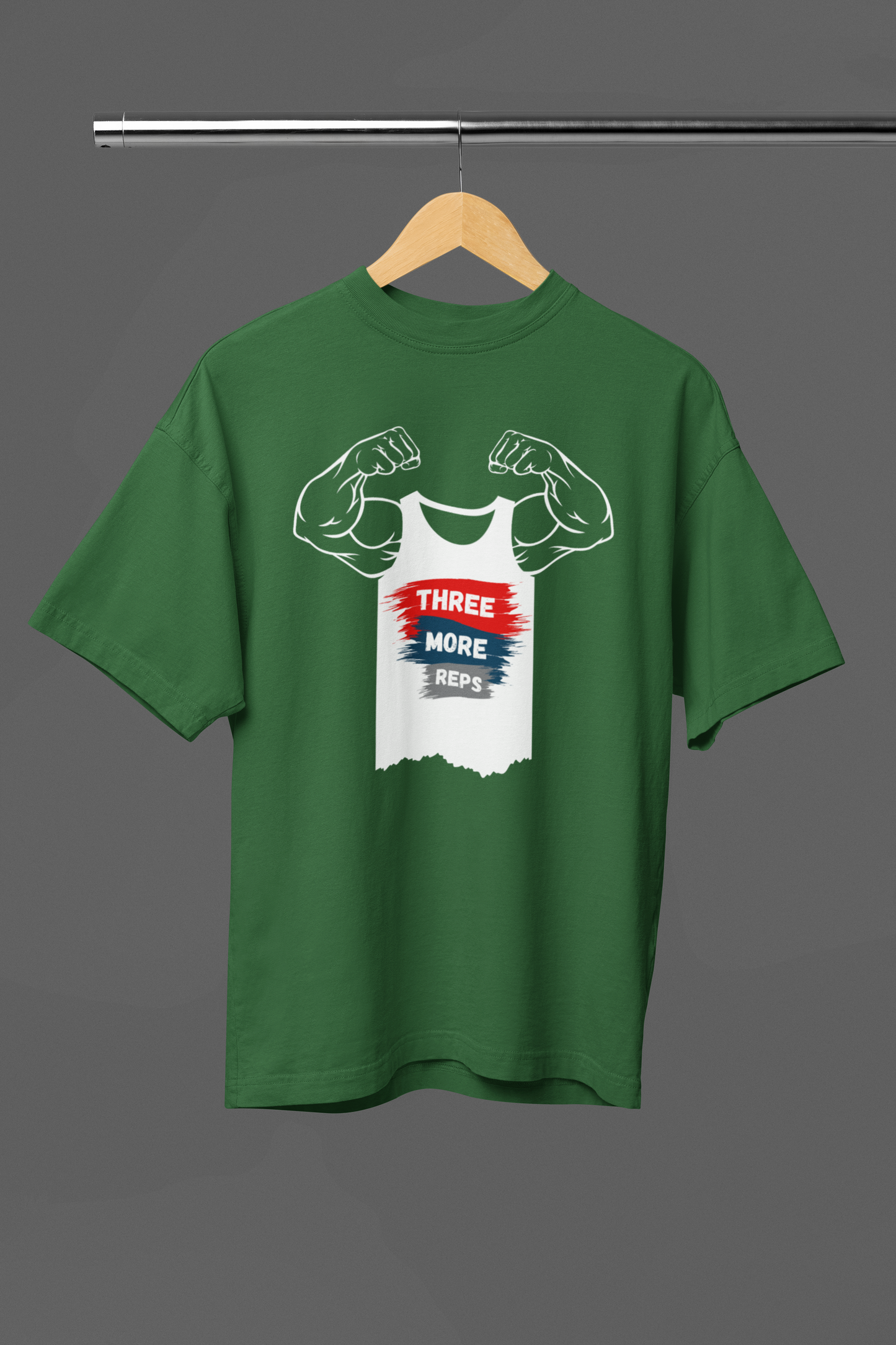 Three More Reps Unisex Oversized Classic T-Shirt
