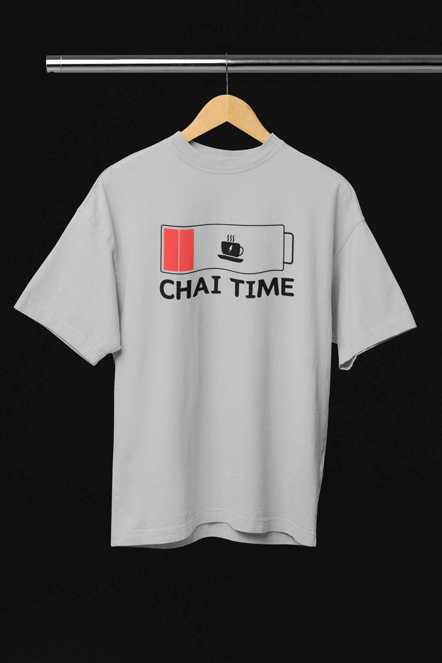 Chai Time Unisex Oversized Classic T-Shirt
