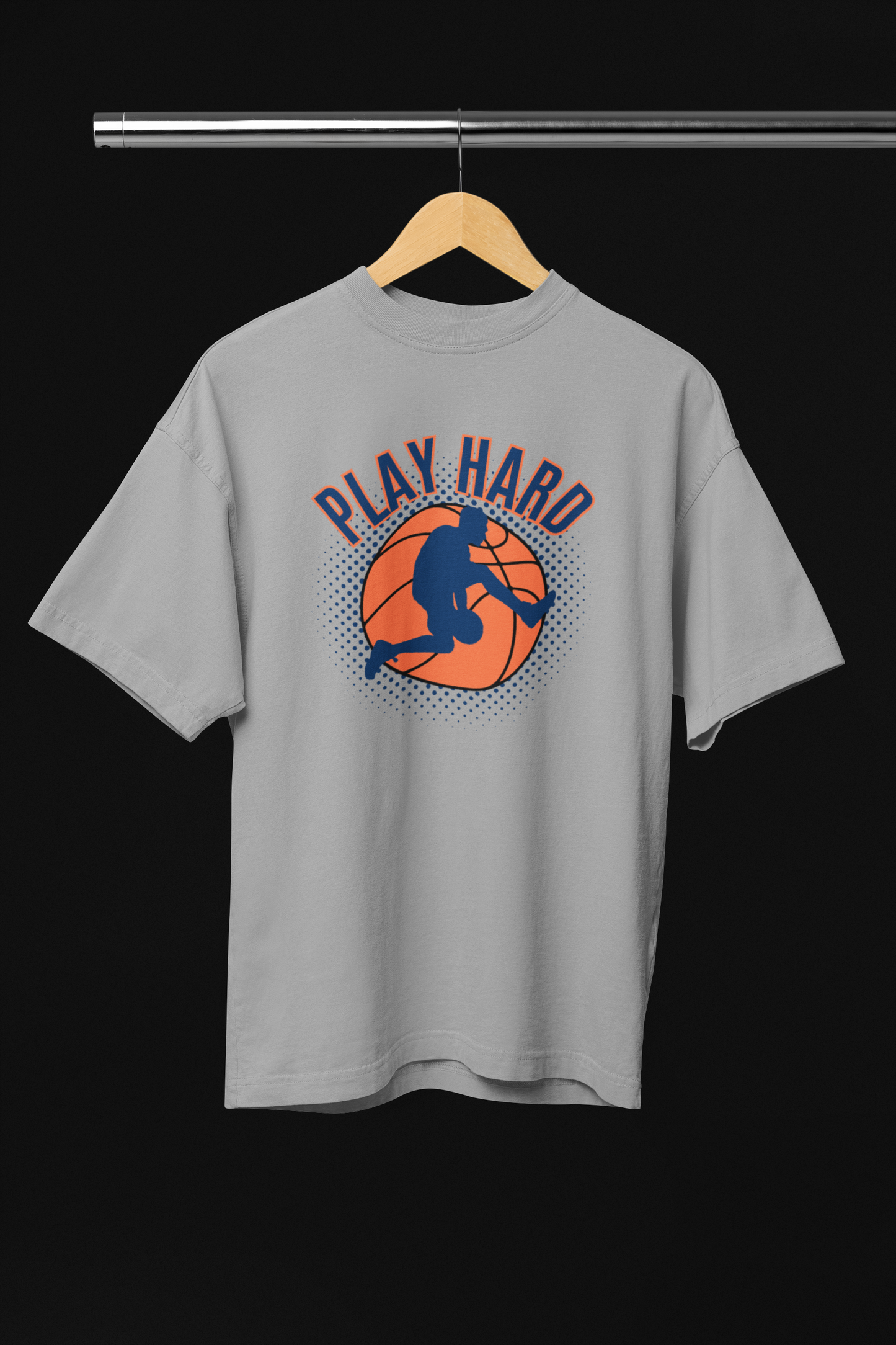 Play Hard Unisex Oversized Classic T-Shirt