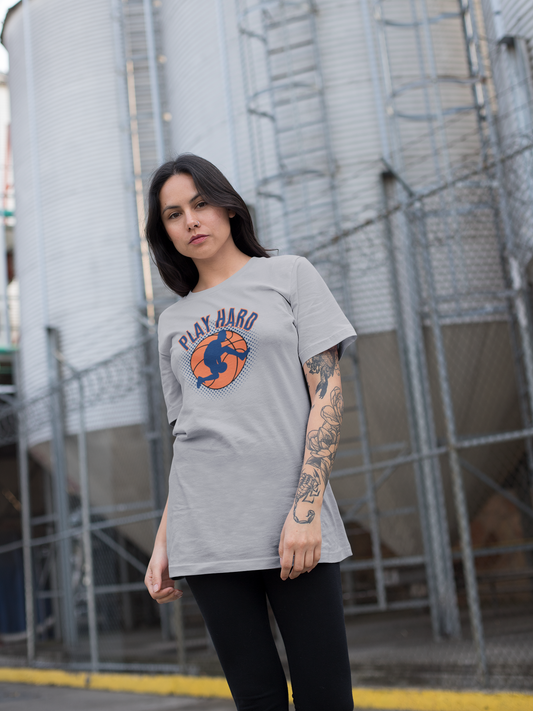 Play Hard Unisex Oversized Classic T-Shirt