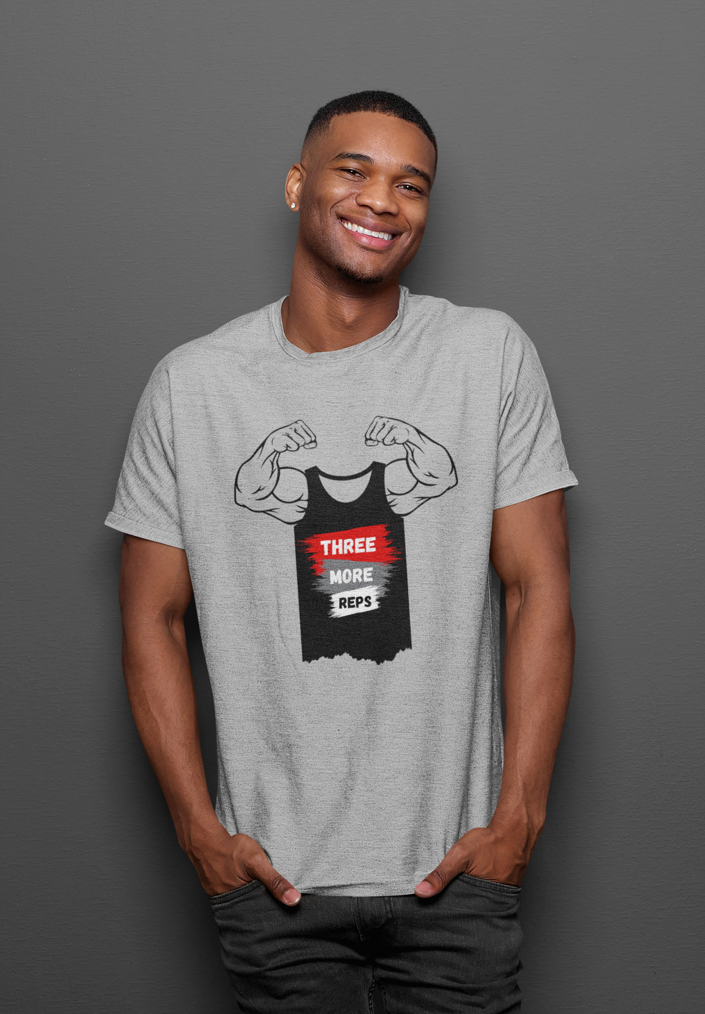 Three More Reps Unisex Oversized Classic T-Shirt