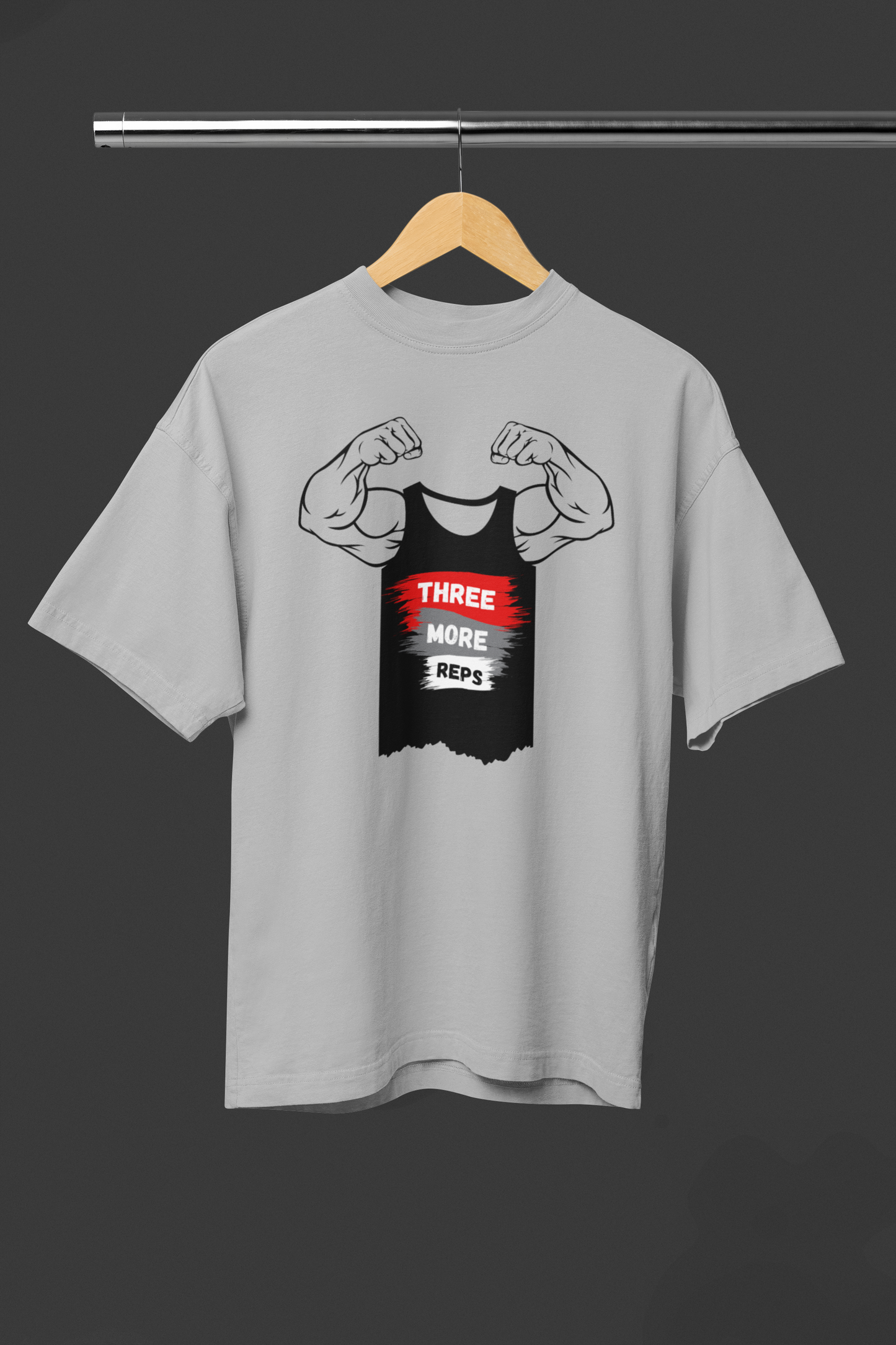 Three More Reps Unisex Oversized Classic T-Shirt