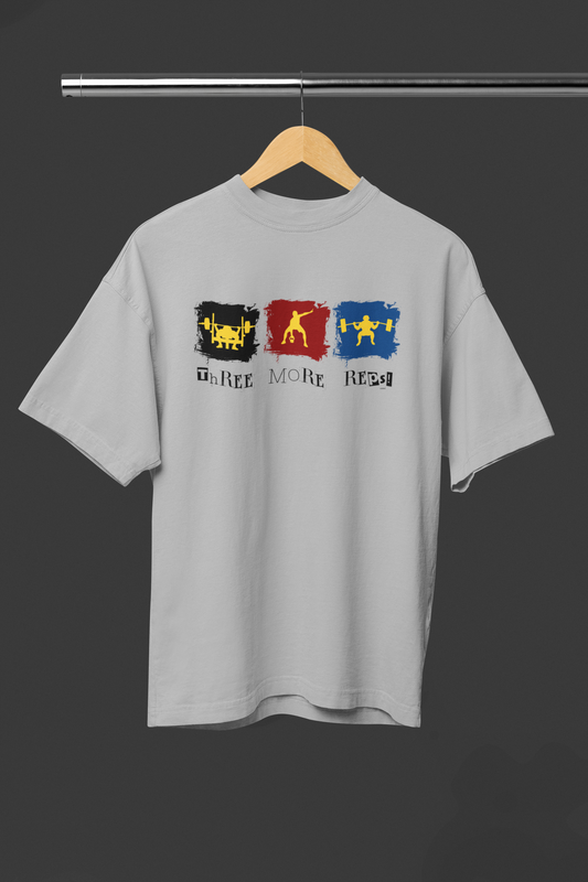 Three More Reps Unisex Oversized Classic T-Shirt