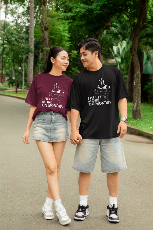 I Need More on Monday Unisex Oversized Classic T-Shirt