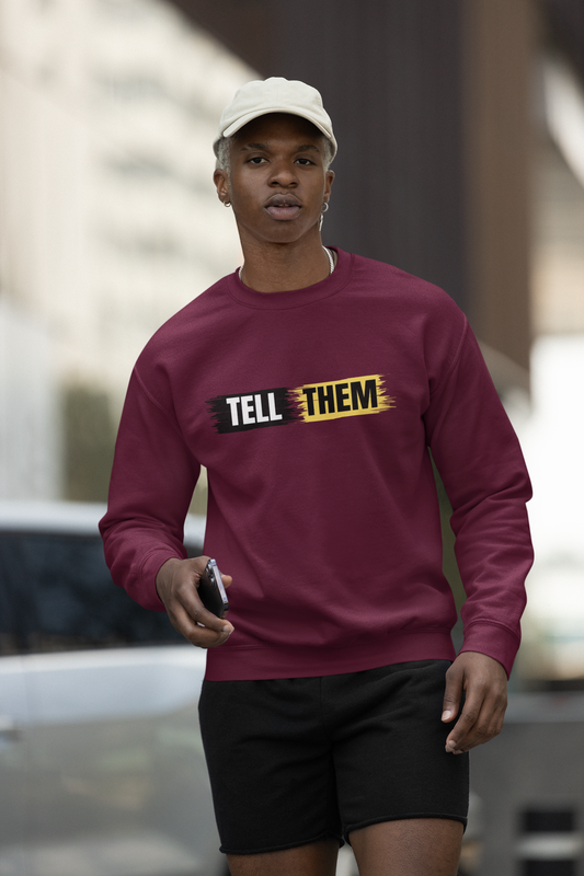 TELL THEM Unisex Oversized Sweatshirt