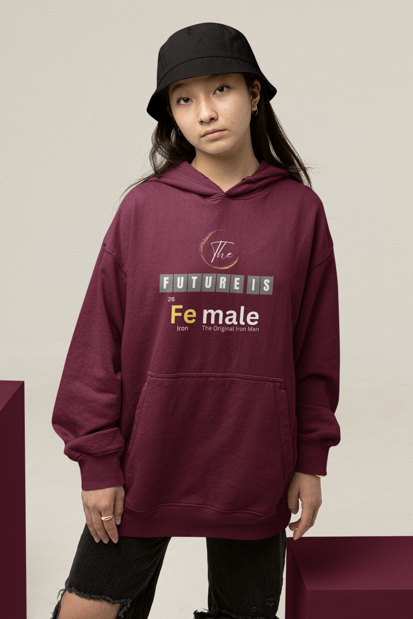 The Future is Female Oversized Hoodie
