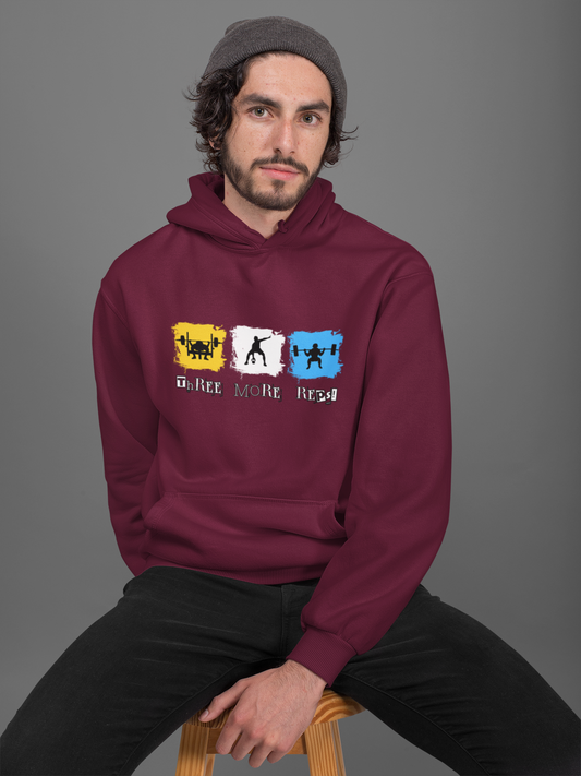 Three More Reps Unisex Oversized Hoodie