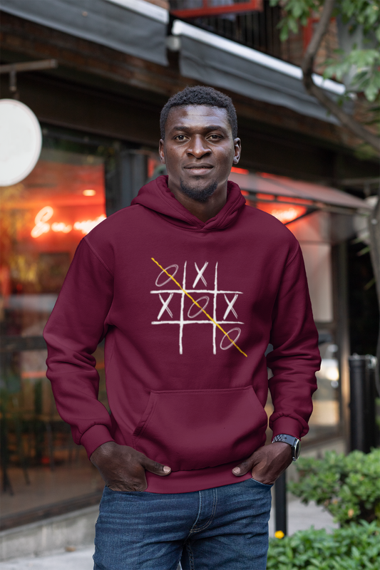 Tic Tac Toe Unisex Oversized Hoodie