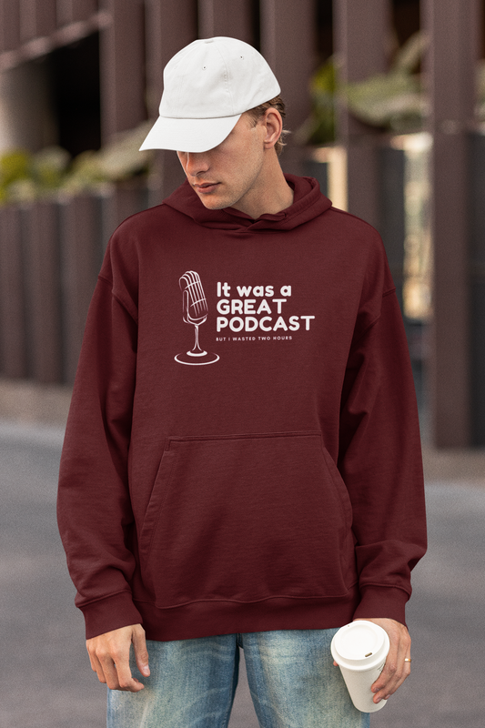 It was a Great Podcast Unisex Oversized Hoodie