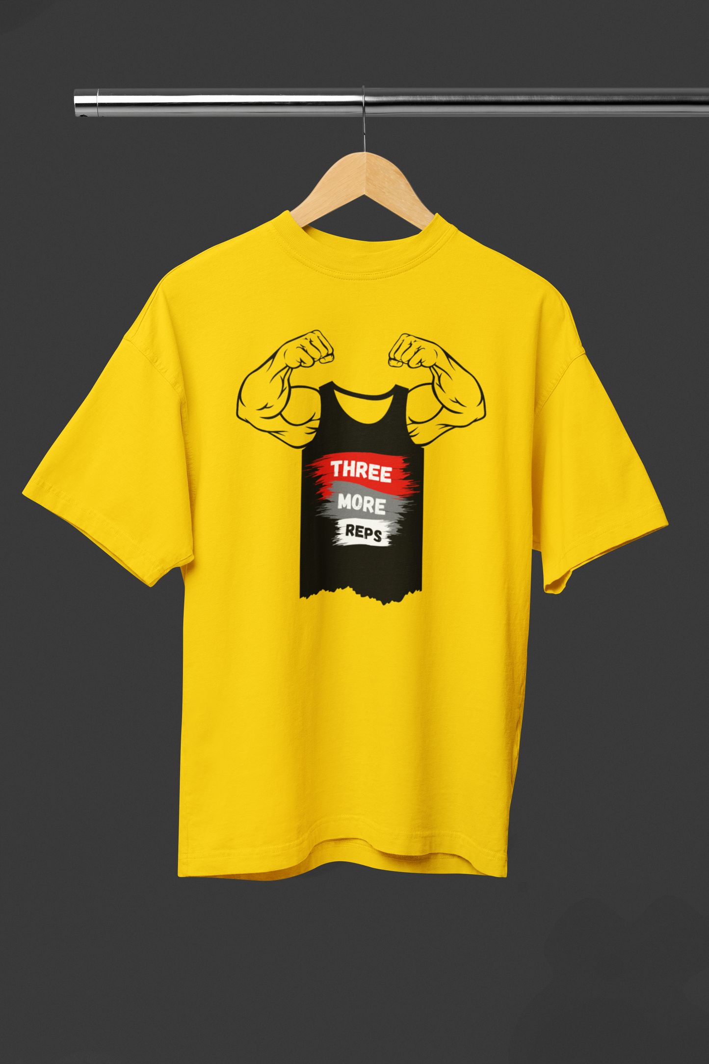 Three More Reps Unisex Oversized Classic T-Shirt