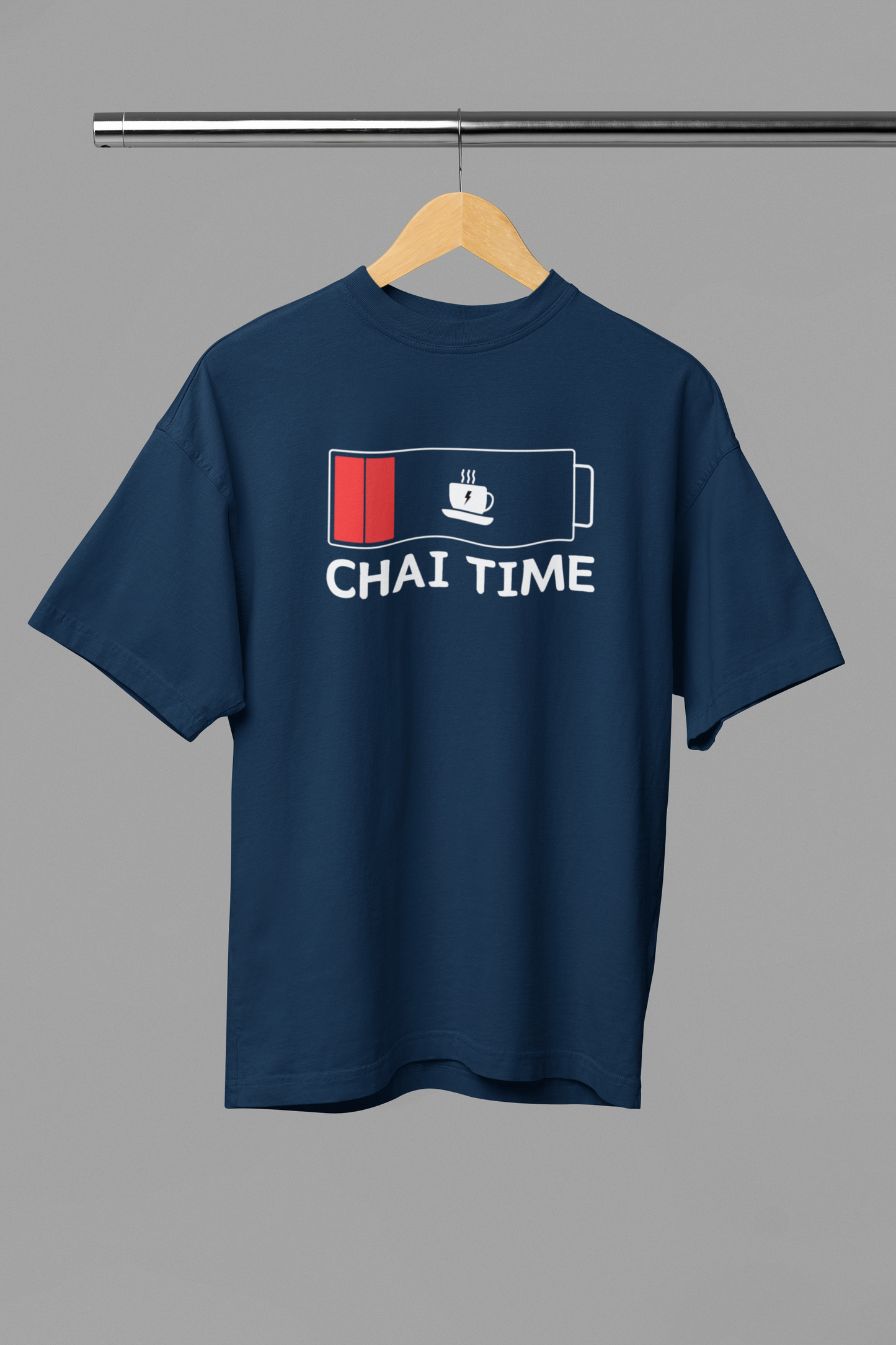 Chai Time Unisex Oversized Classic T-Shirt