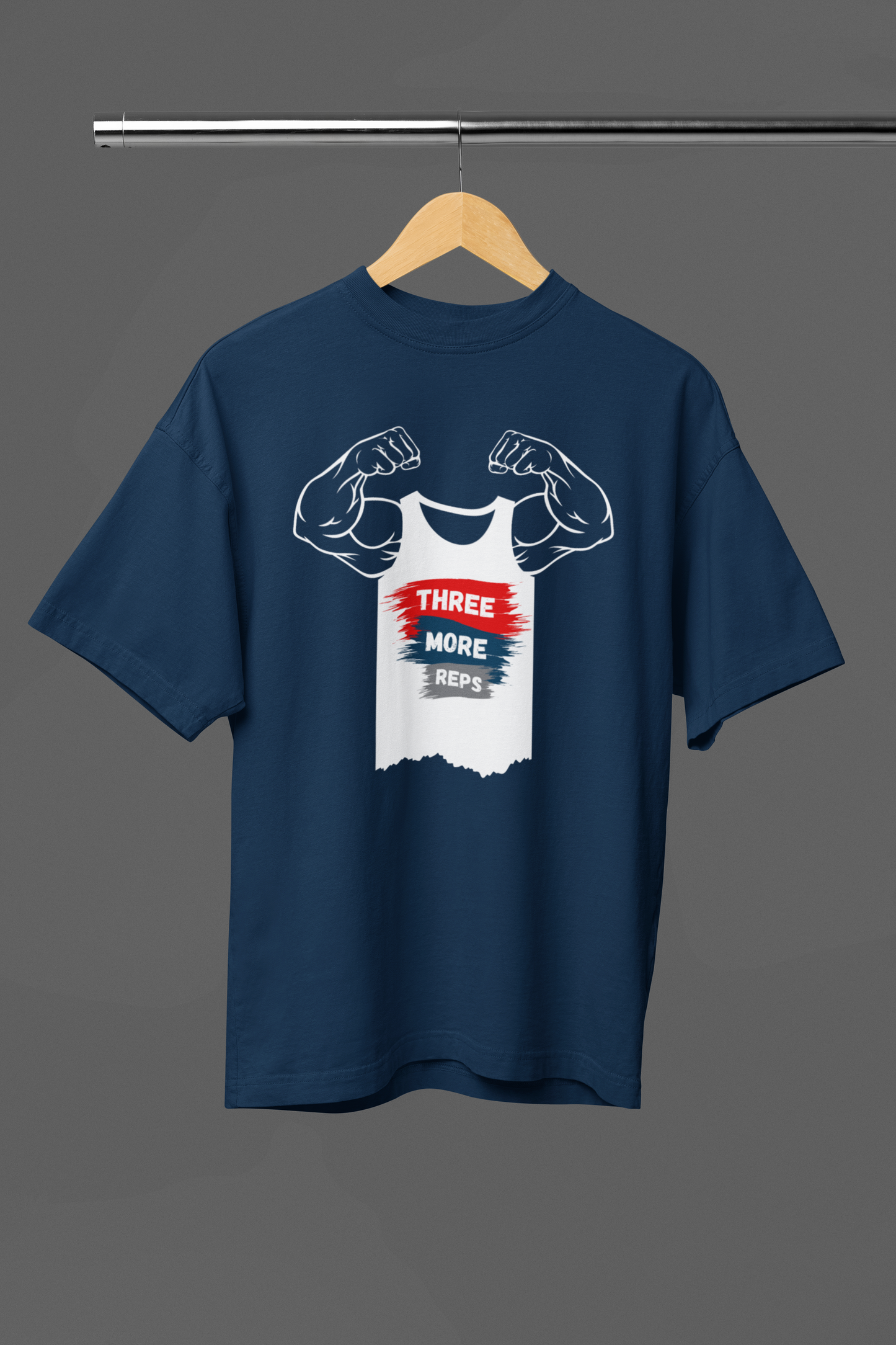 Three More Reps Unisex Oversized Classic T-Shirt