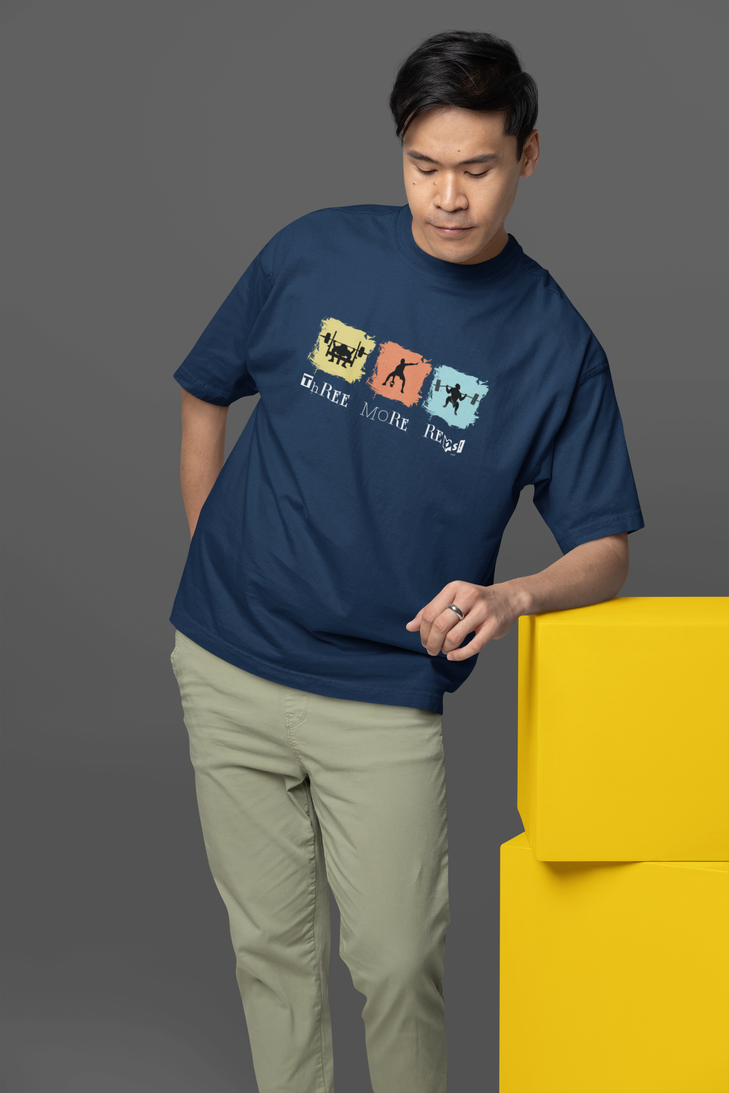 Three More Reps Unisex Oversized Classic T-Shirt