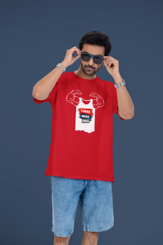 Three More Reps Unisex Oversized Classic T-Shirt