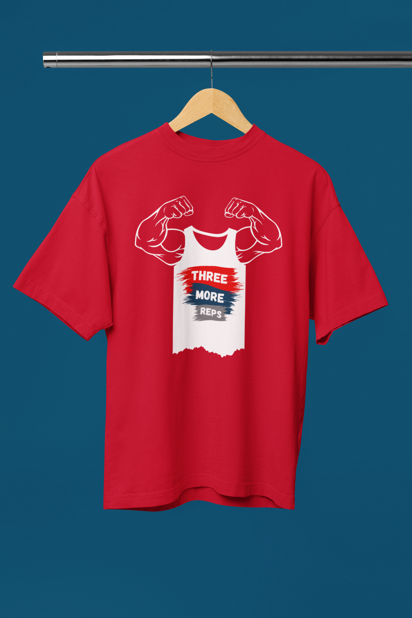 Three More Reps Unisex Oversized Classic T-Shirt