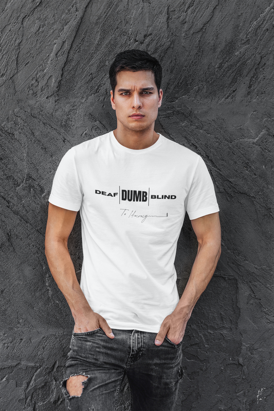 Deaf Dumb Blind To Idiocracy Classic Crew T-Shirt