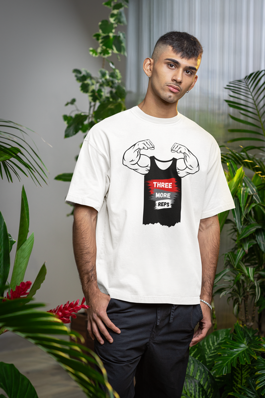 Three More Reps Unisex Oversized Classic T-Shirt
