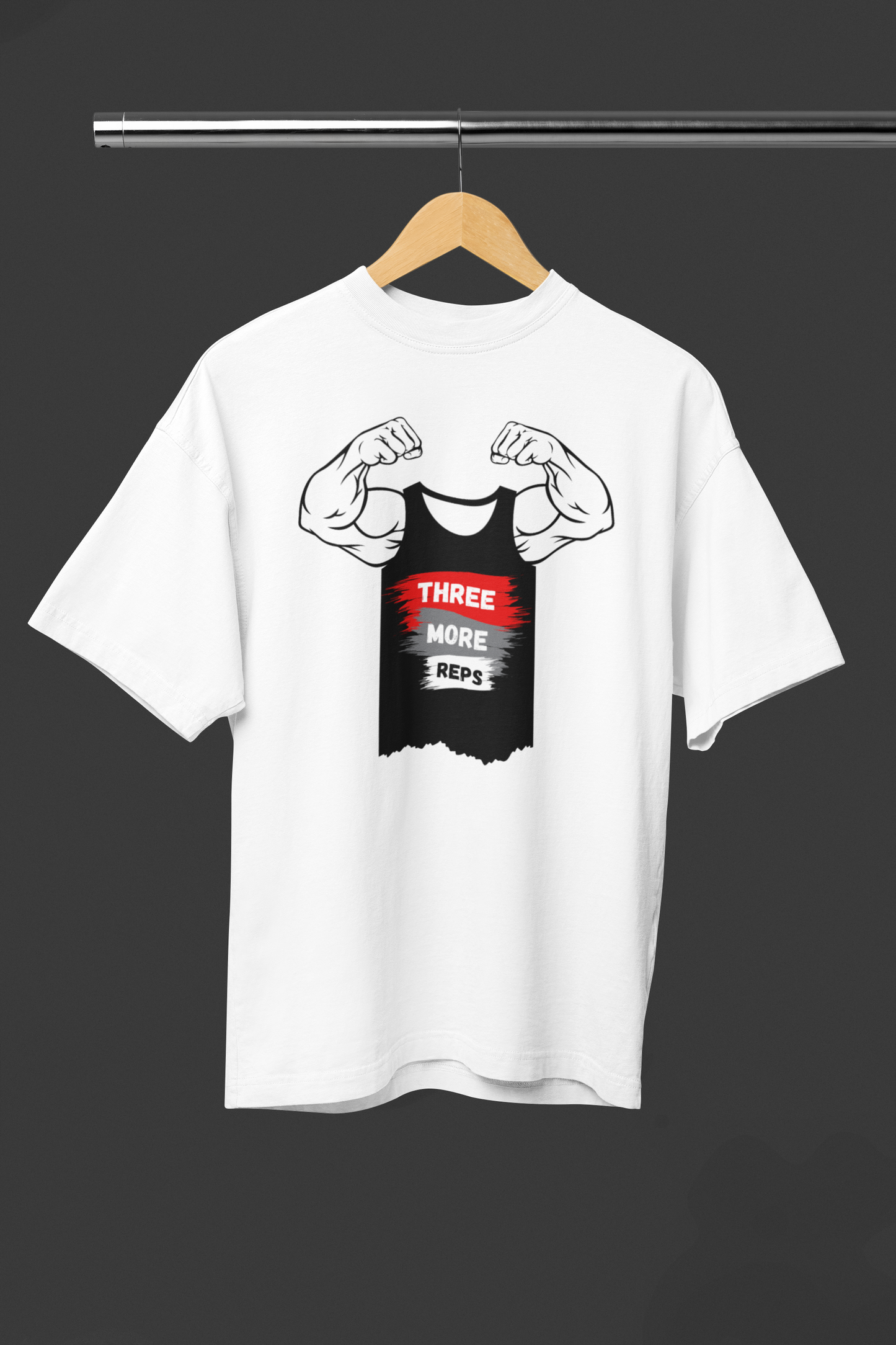 Three More Reps Unisex Oversized Classic T-Shirt