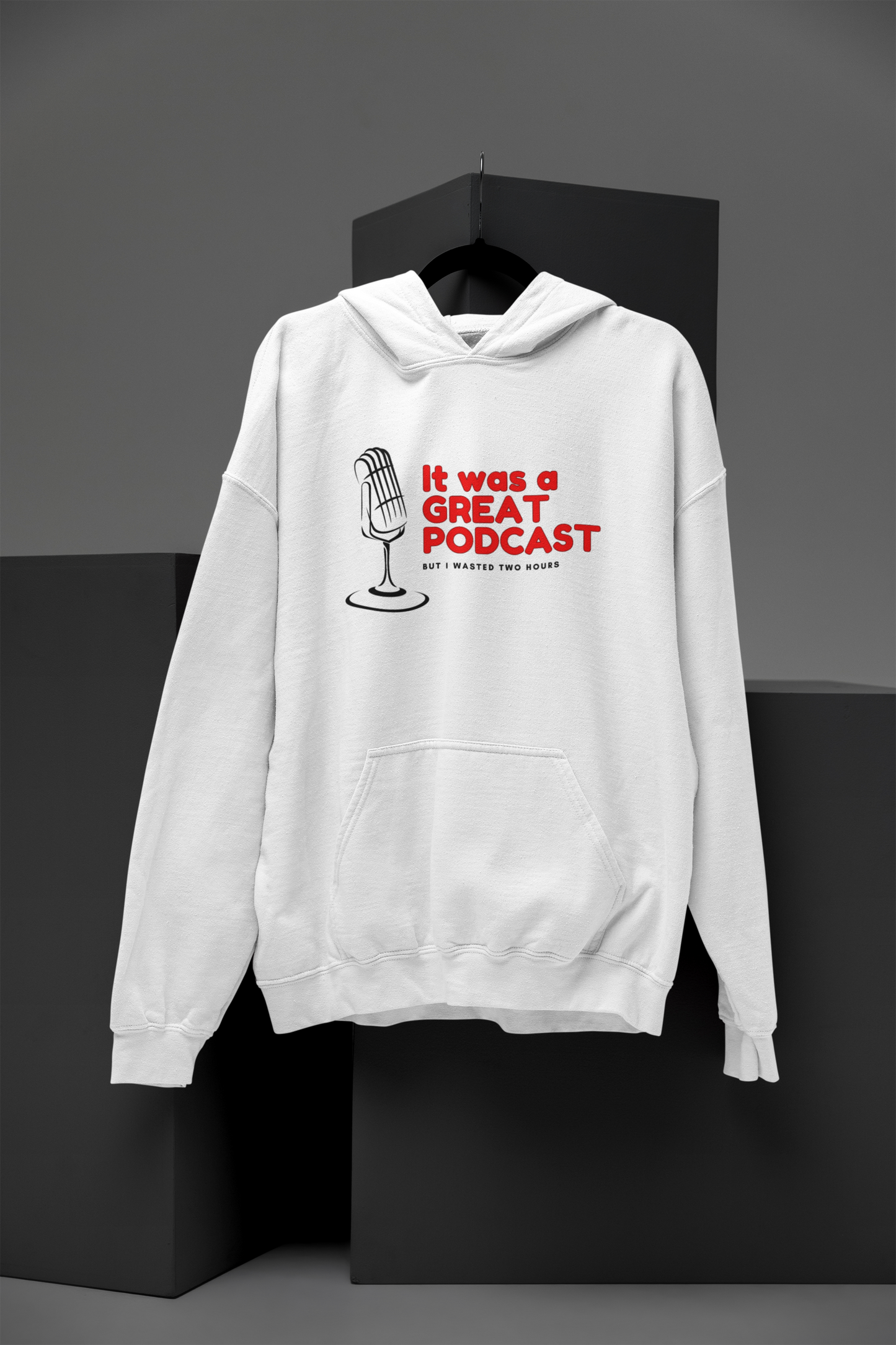 It was a Great Podcast Unisex Oversized Hoodie