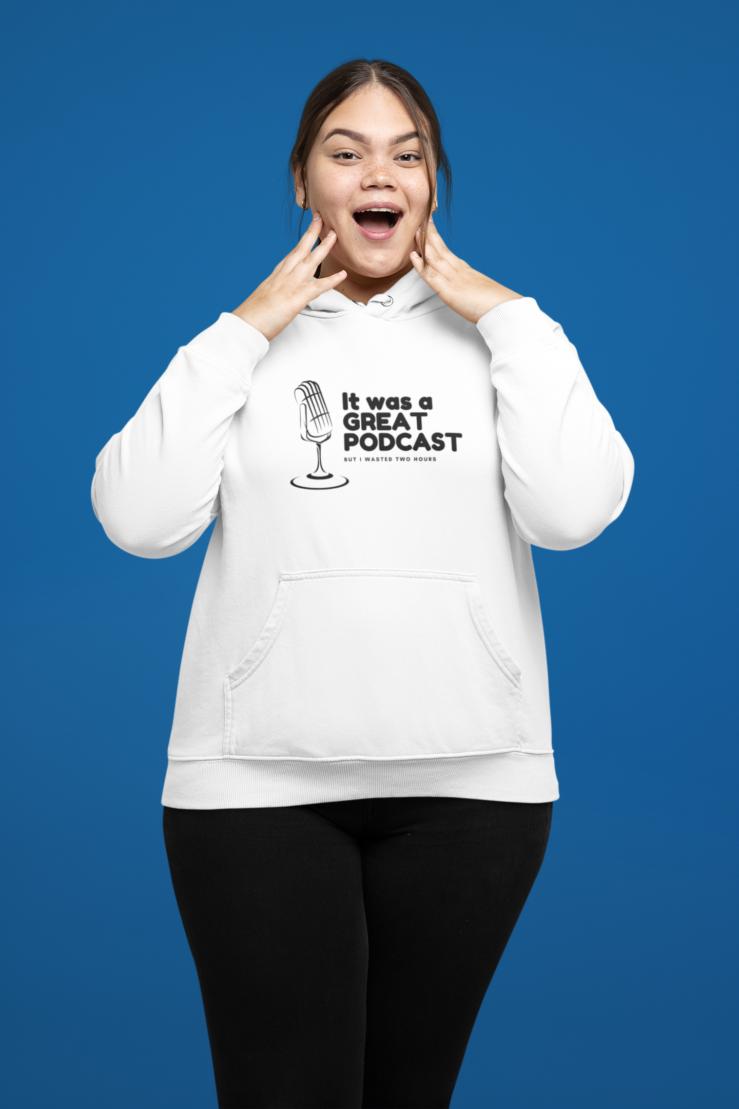 It was a Great Podcast Unisex Oversized Hoodie