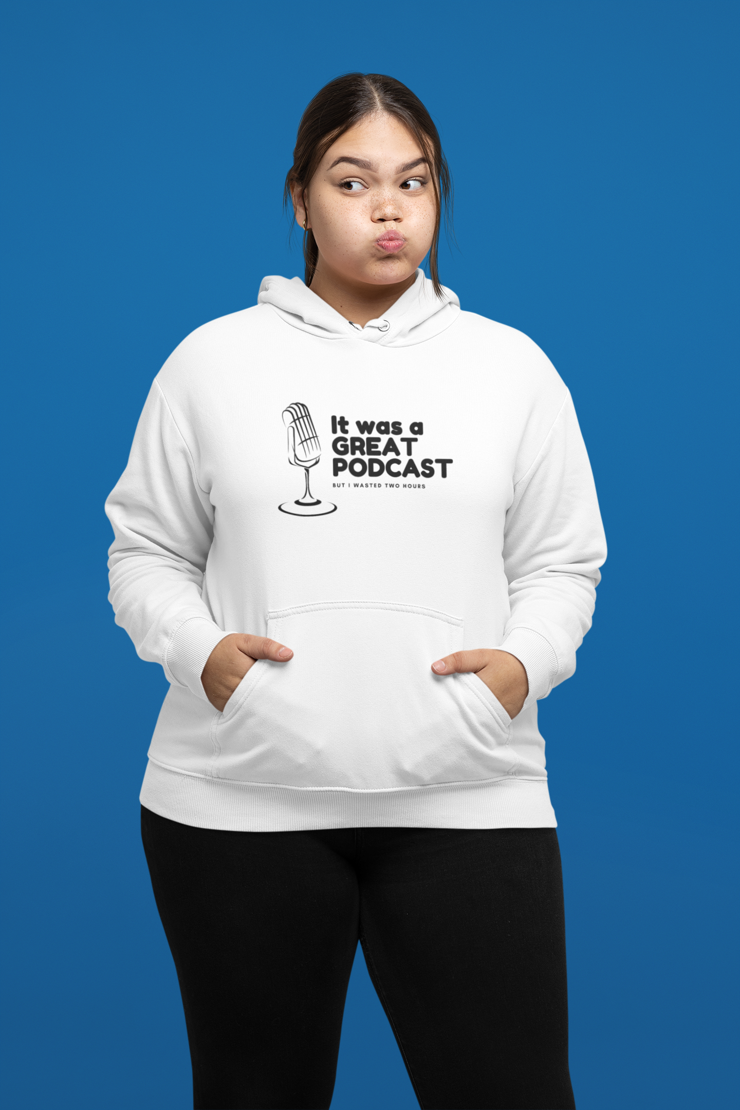 It was a Great Podcast Unisex Oversized Hoodie
