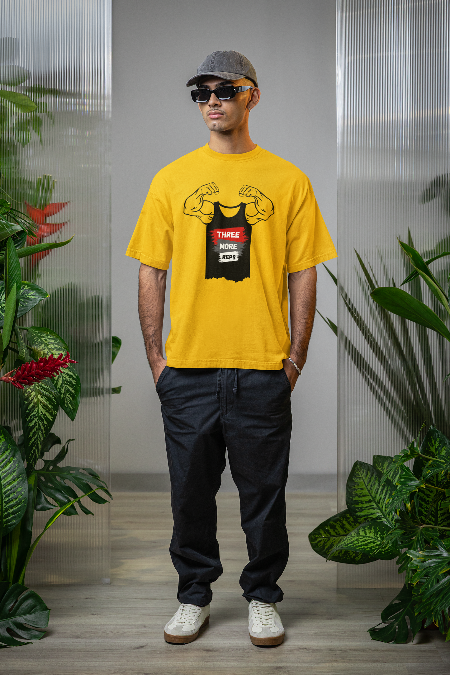 Three More Reps Unisex Oversized Classic T-Shirt