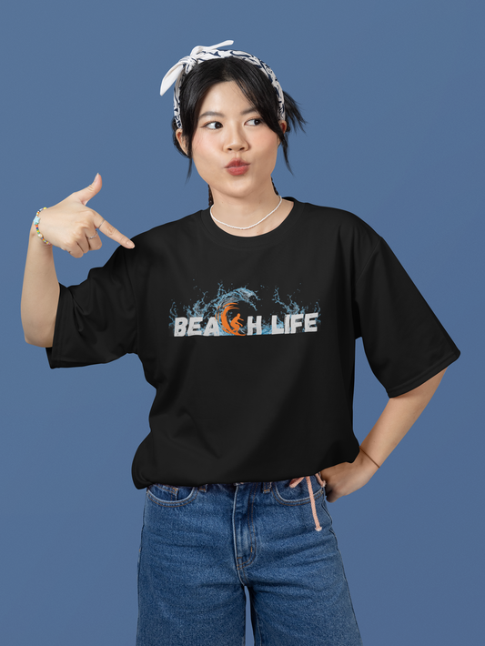 Beach Life Unisex Oversized Classic T-Shirt